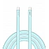 Кабел Verbatim Sync & Charge SoftTouch, USB‑C към USB‑C, 100W, 120 cm, син
