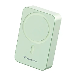 Verbatim Charge 'n' Go Essentials Power Bank Magnetic Wireless 20000mAh Green