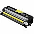 Refilling toner cartridge konica minolta 1600w - yellow with counterchip