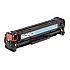 Refilling toner cartridge hp colorlaserjet cp2025 - cc531a cyan with counterchip