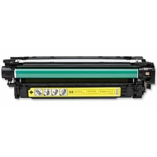 Refilling toner cartridge hp colorlaserjet cp3525 - ce252a yellow with counterchip