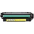 Зареждане нa тонер касета hp ColorLaserJet CP3525 – CE252A yellow със смяна чип