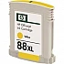 Refilling ink cartridge hp 88xl yellow officejet pro k550 - c9393a no chip