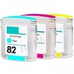 Refilling ink cartridge hp 82 designjet 500/800 c/y/m - c4911a/12a/13a