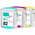 Refilling ink cartridge hp 82 designjet 500/800 c/y/m - c4911a/12a/13a