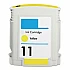 Зареждане на мастило hp 11 CP 1700 - yellow - C4838A