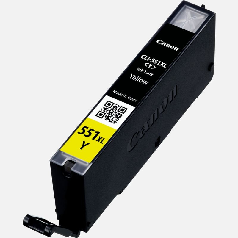 Зареждане на мастило Canon CLI-551XLY PIXMA  iP7250, MG5450
