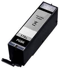 Refilling ink cartridge canon pgi-570xlbk pixma mg5750, mg6850, mg7750