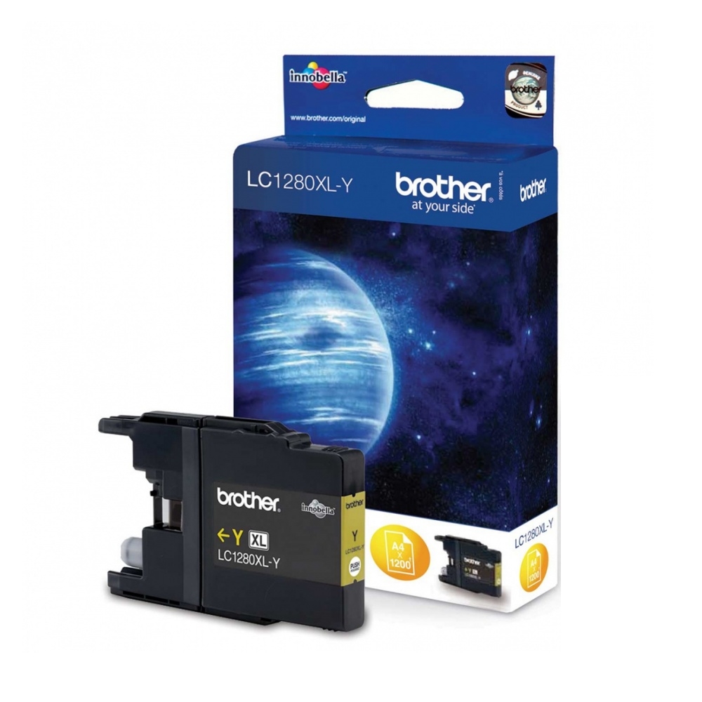 Ink for printer brother lc-1280xl yellow