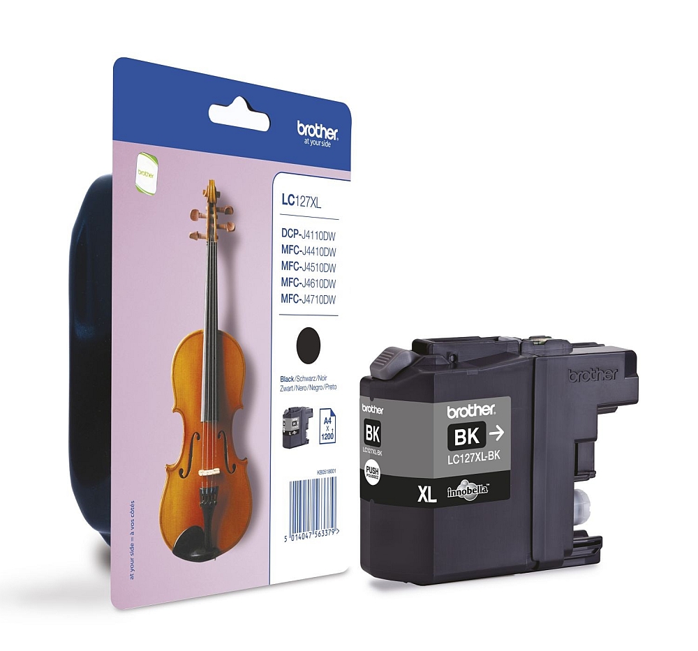 Мастило за принтер Brother LC-127 XL Black MFC-J4510DW