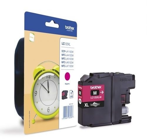 Мастило за принтер Brother LC-125 XL Magenta MFC-J4510DW