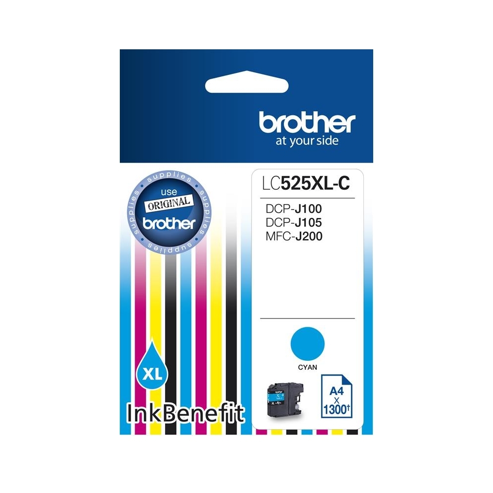 Ink for printer brother lc-525 xl cyan high yield