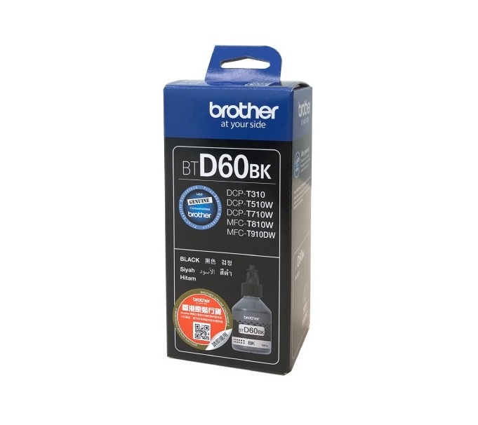 Ink for printer brother bt-d60 black bottle