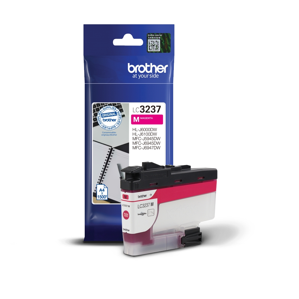 Ink for printer brother lc-3237 magenta
