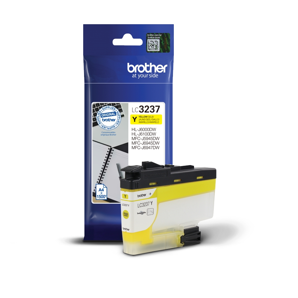 Ink for printer brother lc-3237 yellow