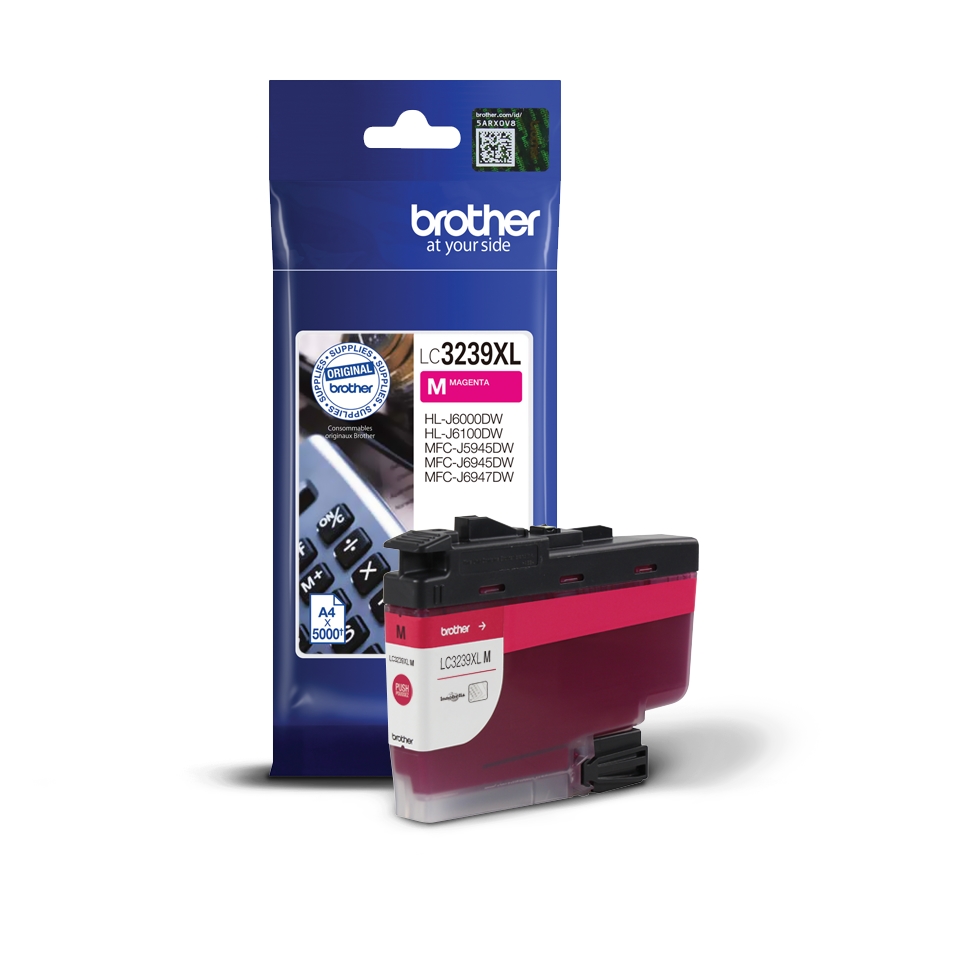 Ink for printer brother lc-3239xl magenta high yield