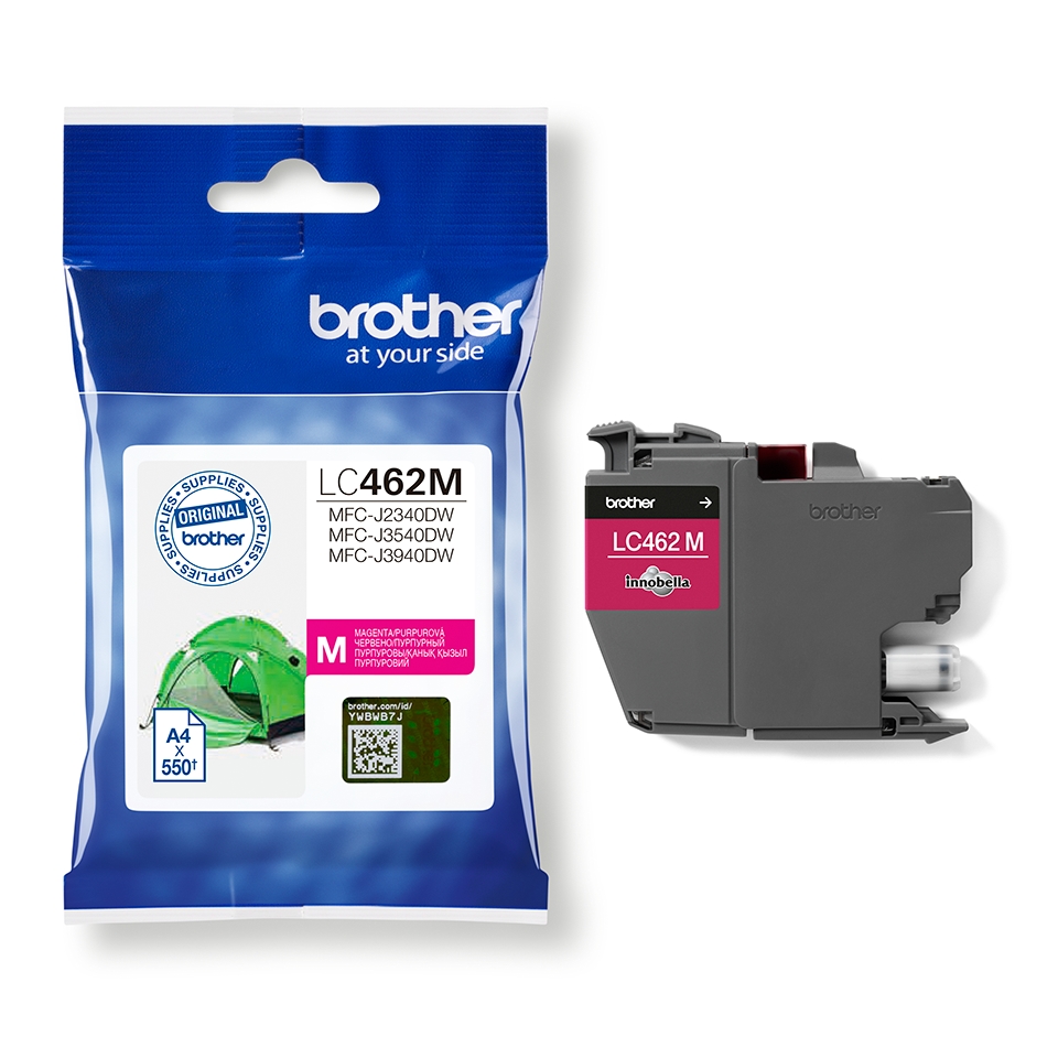 Ink for printer brother lc462m magenta mfc-j2340dw/ j3540dw/ j3940dw