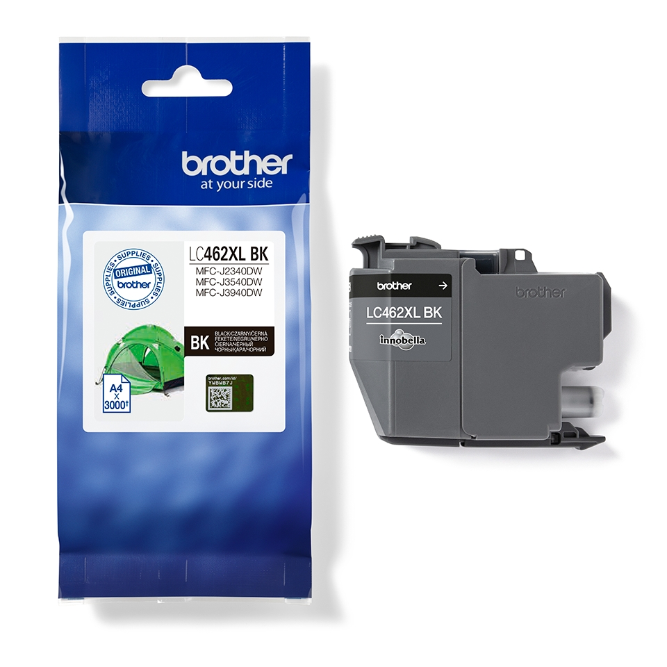 Мастило за принтер Brother LC462XLBK Black MFC-J2340DW/ J3540DW/ J3940DW