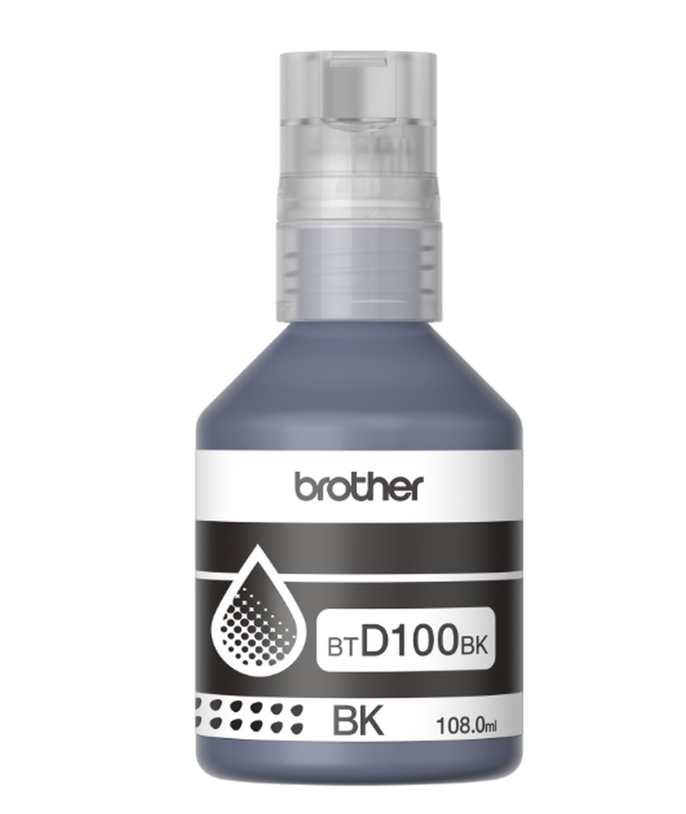 Ink for Printer Brother BT-D100BK Black Ink Bottle