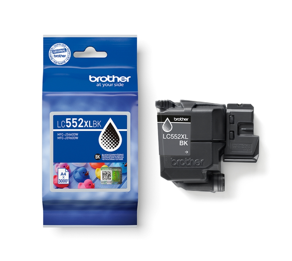 Мастило за принтер Brother LC‑552 XL Black Ink Cartridge High Yield