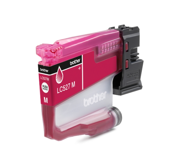 Brother LC527M magenta ink for MFCJ5010DW/MFCJ5110DW, up to 900 pages