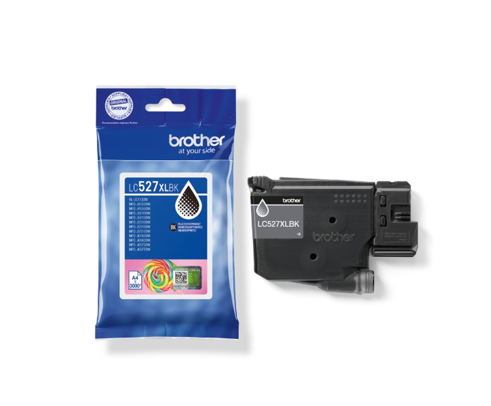 Brother LC527XLBK black ink for MFCJ5010DW/MFCJ5110DW, up to 3000 pages