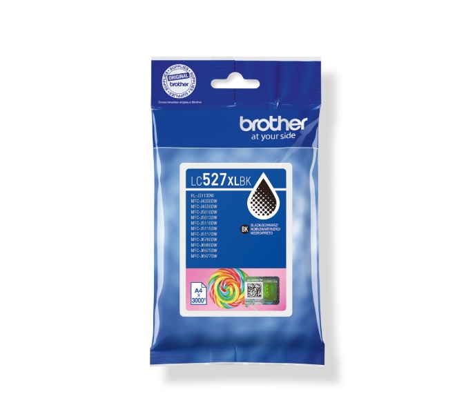Brother LC527XLBK black ink for MFCJ5010DW/MFCJ5110DW, up to 3000 pages