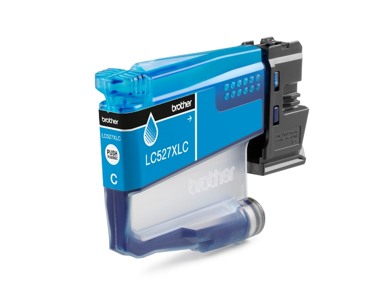 Brother LC527XLC cyan ink for MFCJ5010DW/MFCJ5110DW, up to 2000 pages