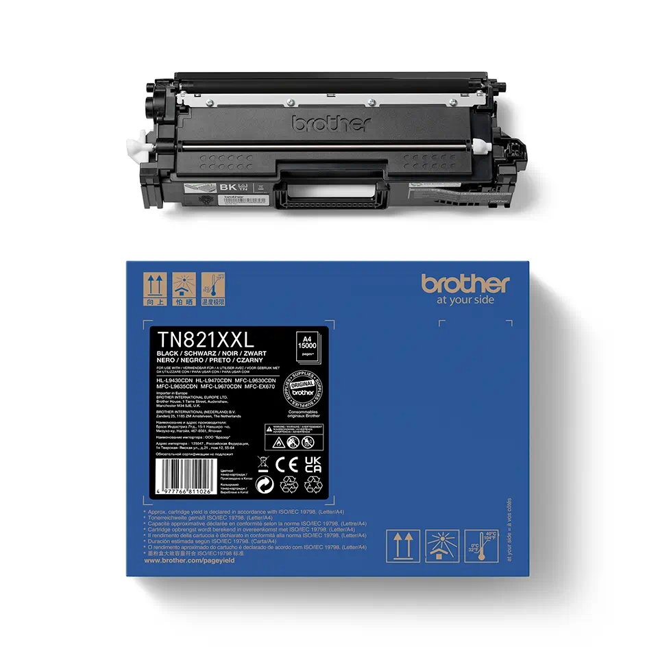 Тонер касета Brother TN-821XXLBK Black Super High Yield