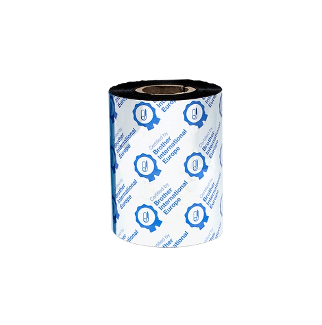 Consumable for fax Brother Standard wax/resin black 80mmx300m ribbon (PK OF 12)