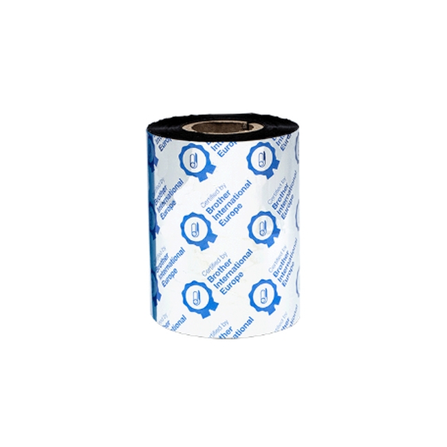 Consumable for fax Brother Premium wax/resin black 80mmx300m ribbon (PK OF 12)