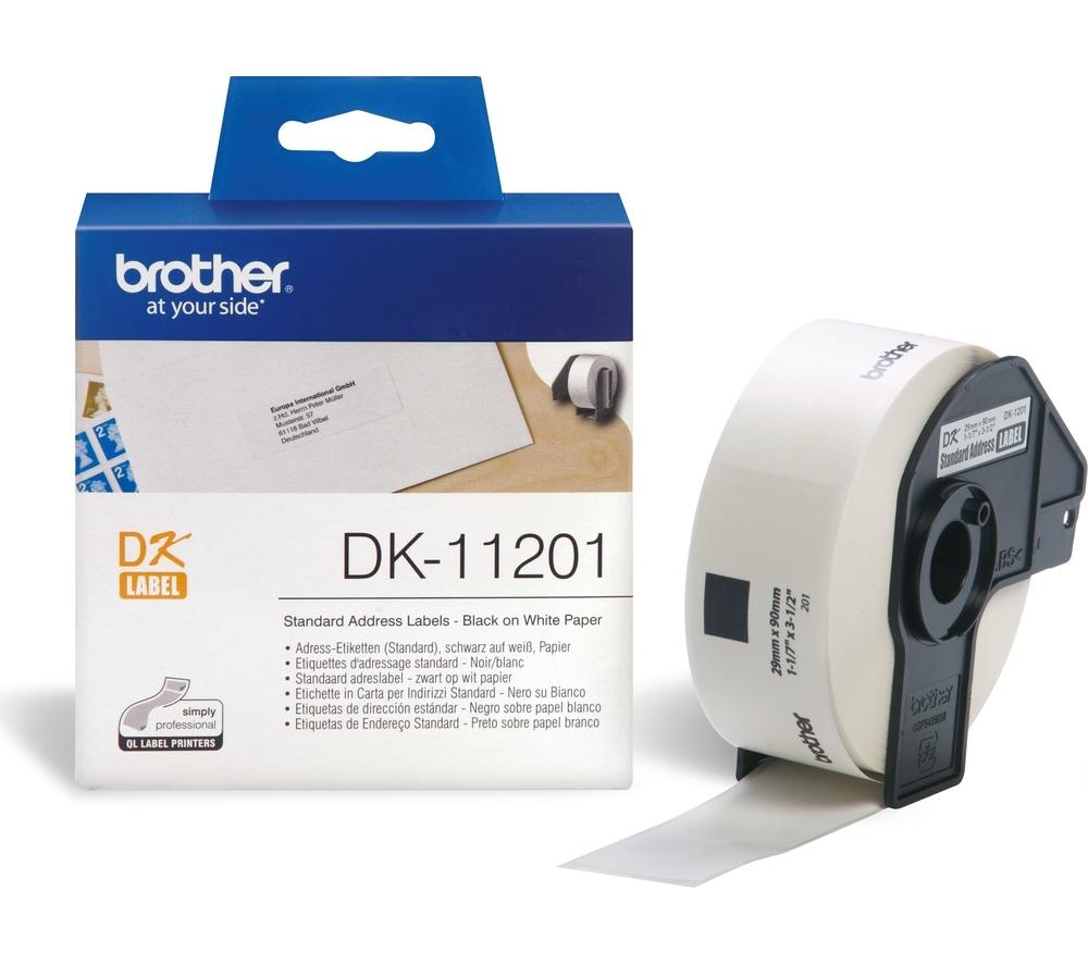 Consumable brother dk-11201, 29mm x90mm (black on white)