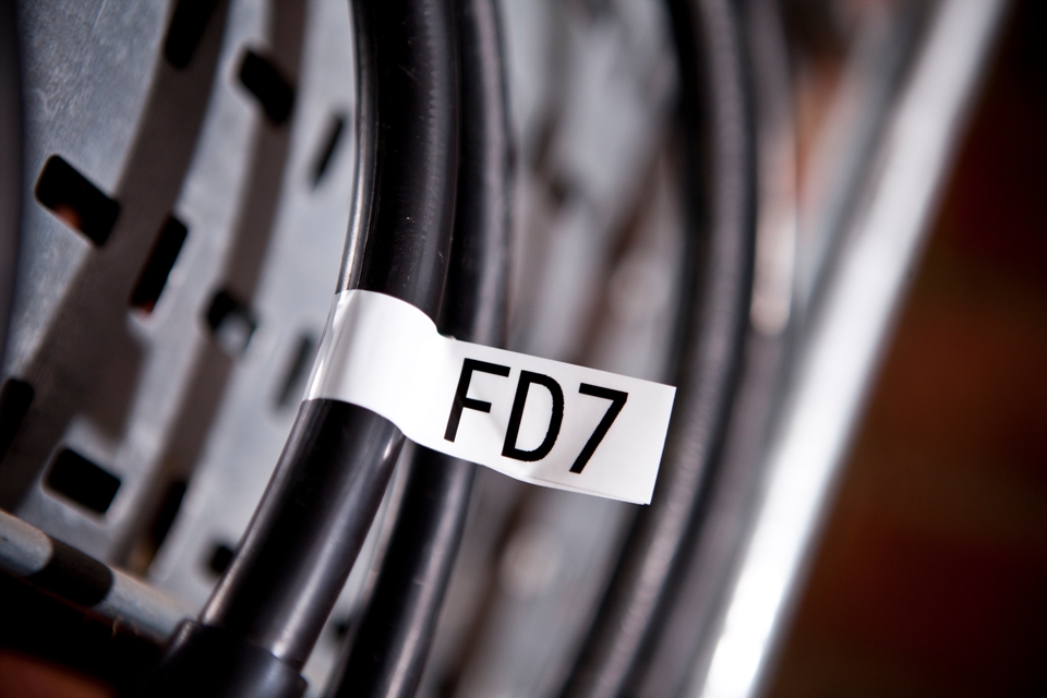 Консуматив Brother TZe-FX251 Tape Black on White, Flexible ID, 24mm