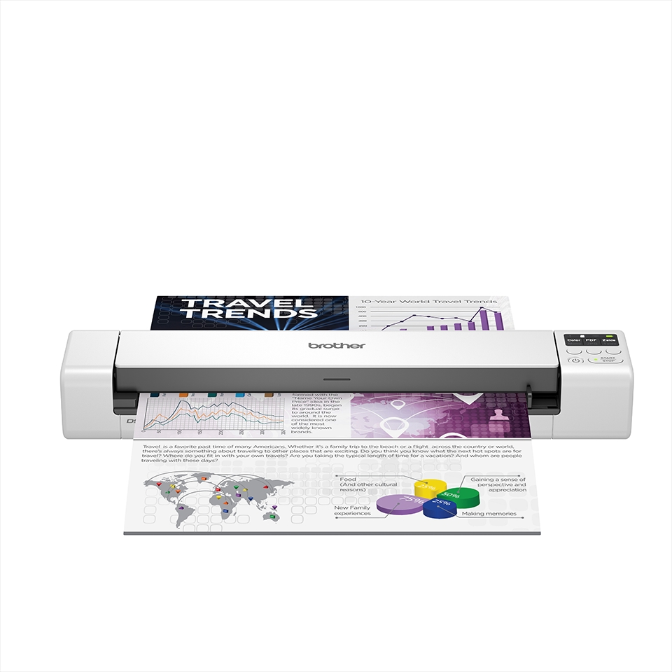 Мобилен скенер Brother DS-940DW Wireless, 2-sided Portable