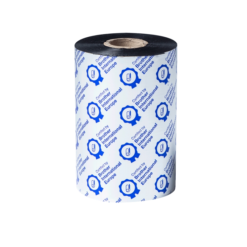 Лента Brother BWS-1D450-110 Standard Wax Thermal Transfer Black