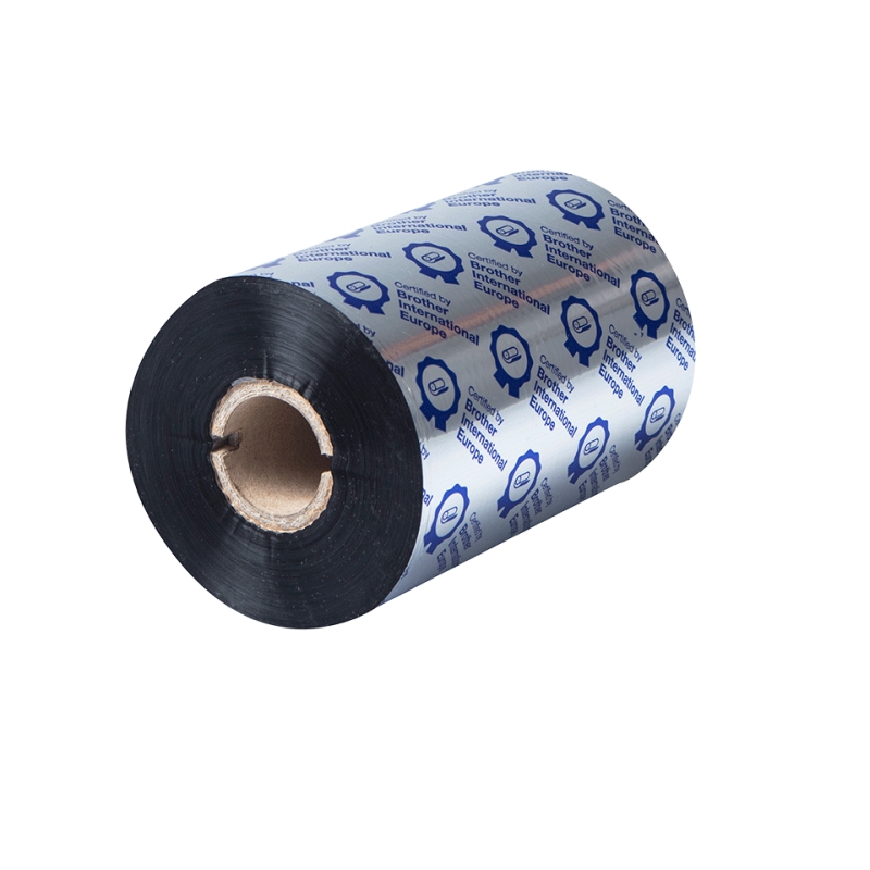 Лента Brother BWS-1D450-110 Standard Wax Thermal Transfer Black