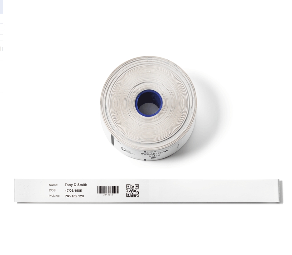 Консуматив за етикетен принтер Brother Wristband Adult Adhesive 279mmx25mm PK OF 5