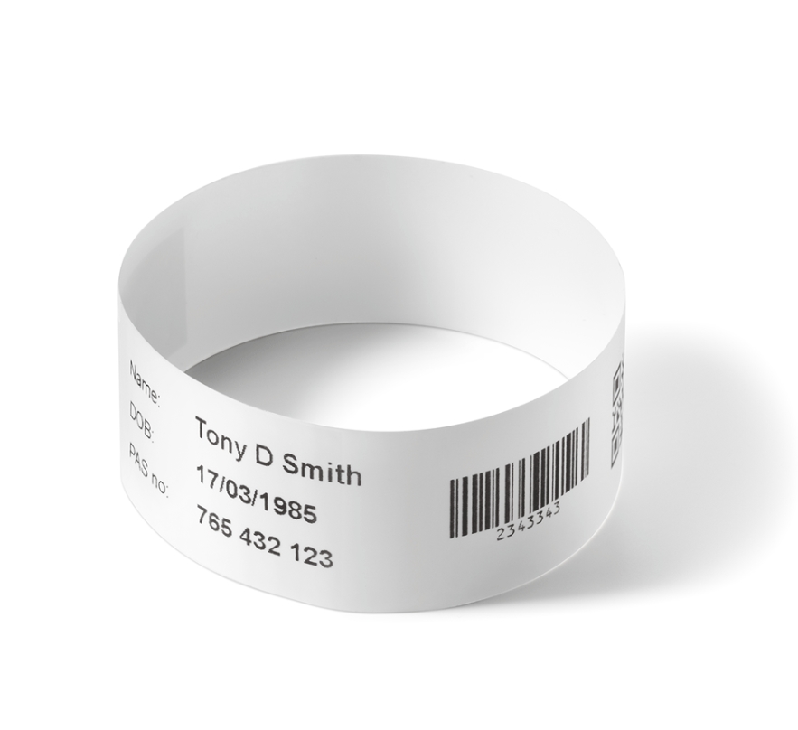 Консуматив за етикетен принтер Brother Wristband Adult Adhesive 279mmx25mm PK OF 5