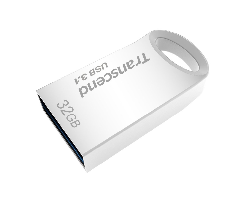 Memory transcend 32gb jetflash 710, usb 3.1, silver plating