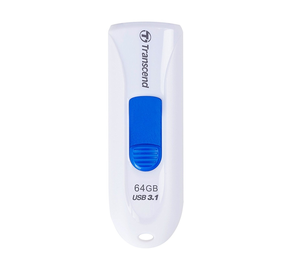 Memory transcend 64gb jetflash 790, usb 3.1, white
