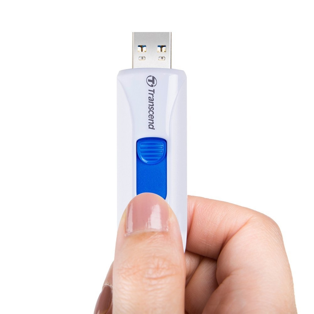Memory transcend 64gb jetflash 790, usb 3.1, white