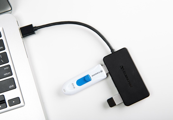 Usb hub transcend 4-port hub, usb 3.0