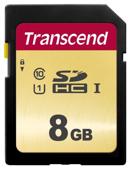 Карта памет Transcend 8GB SD Card UHS-I U1, MLC