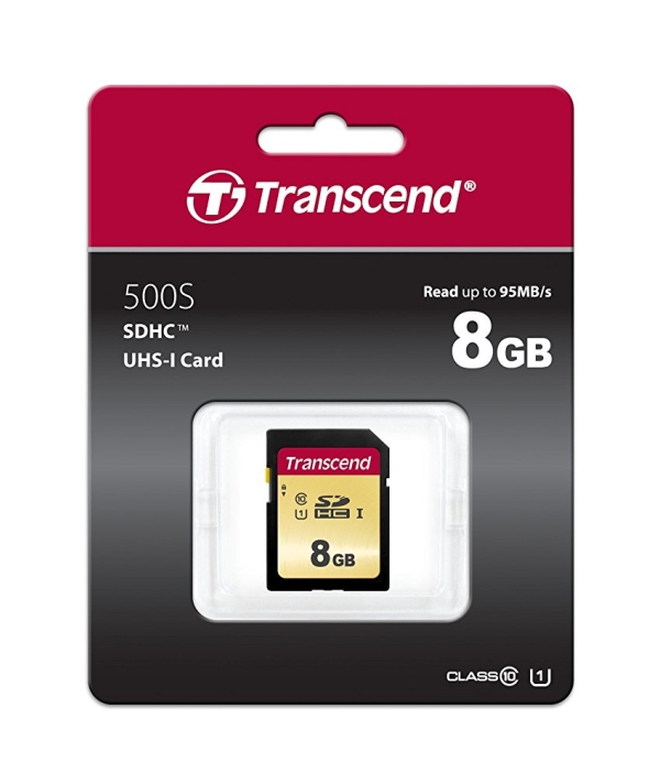 Карта памет Transcend 8GB SD Card UHS-I U1, MLC