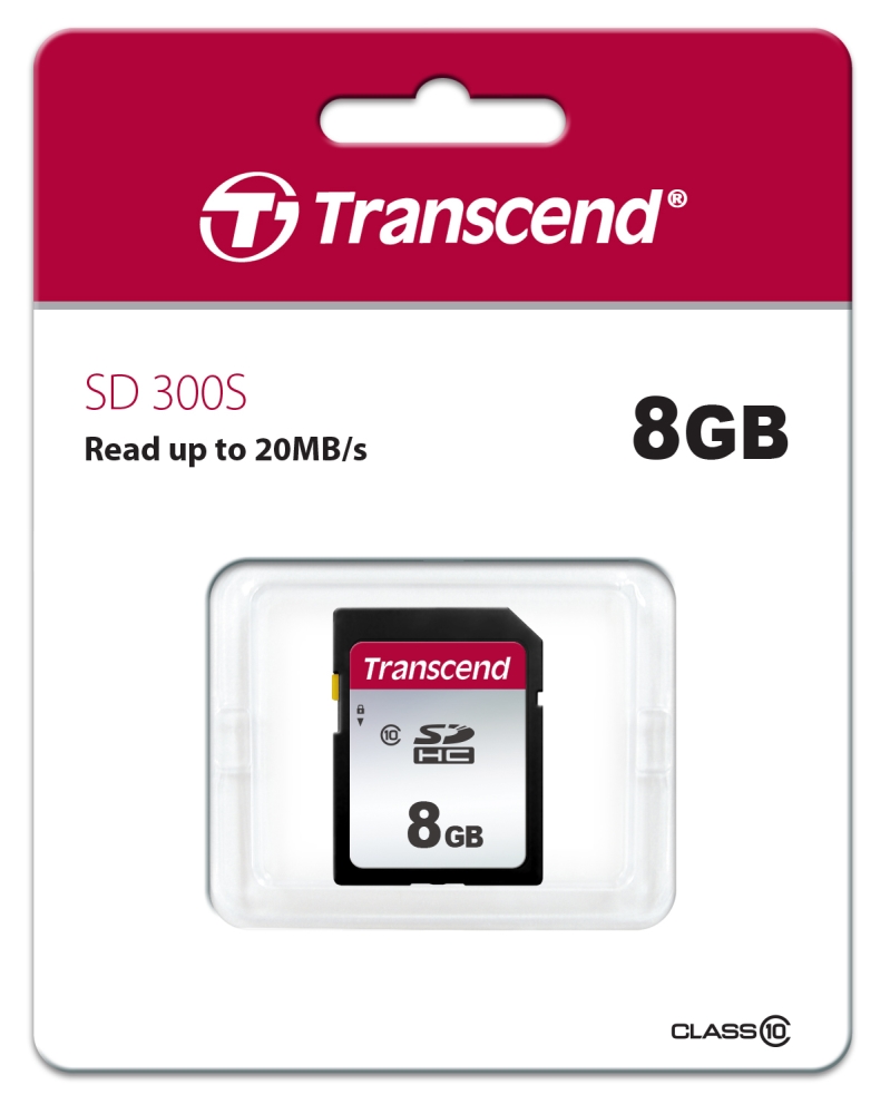 Карта памет Transcend 8GB, SD Card, Class10