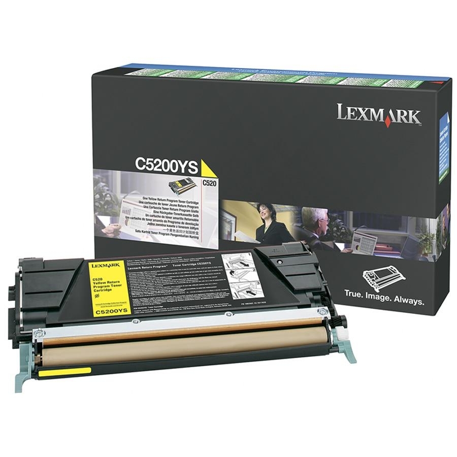 Тонер касета Lexmark C520, C530 Yellow (1.5K)