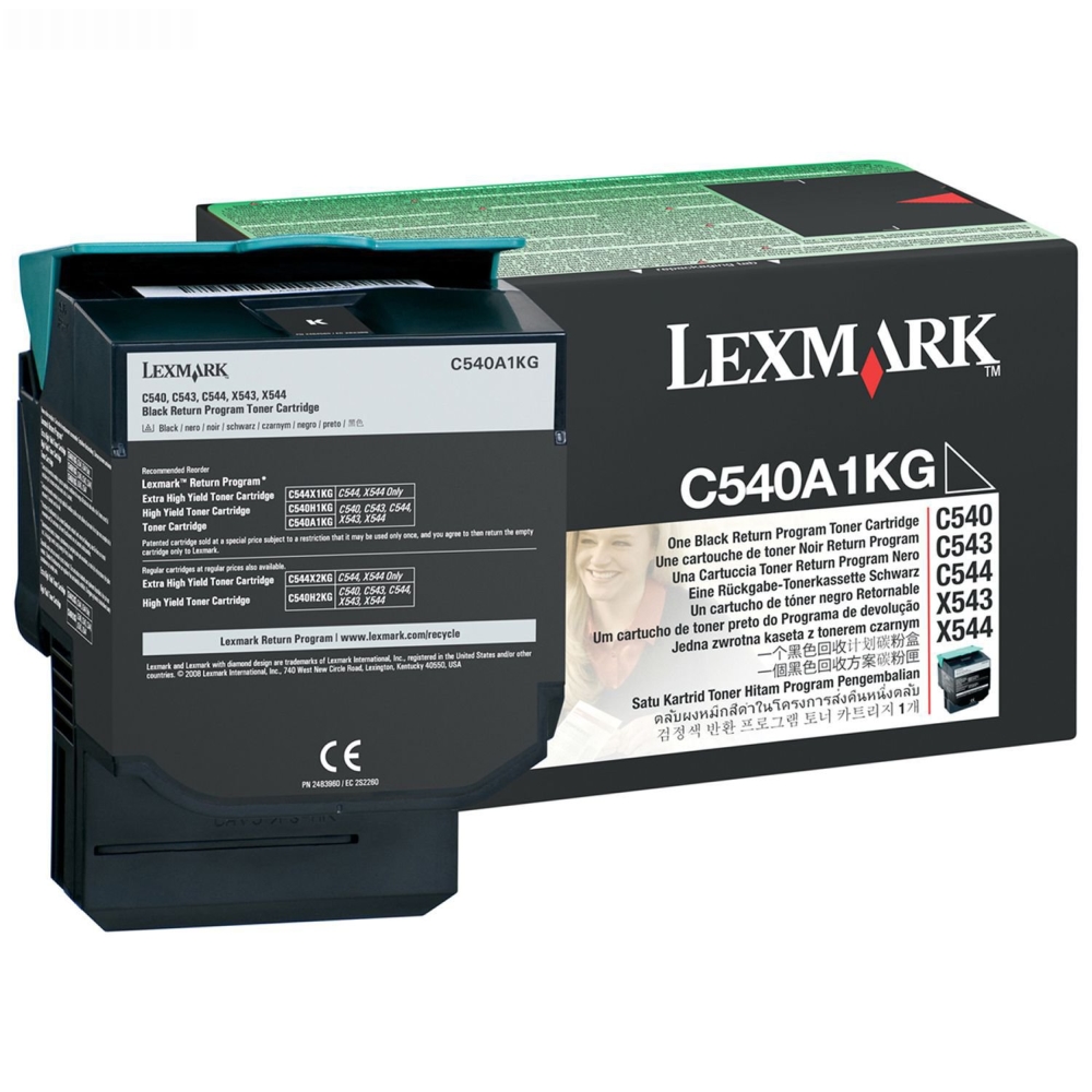 Тонер касета Lexmark C54x, X54x Black (1K)