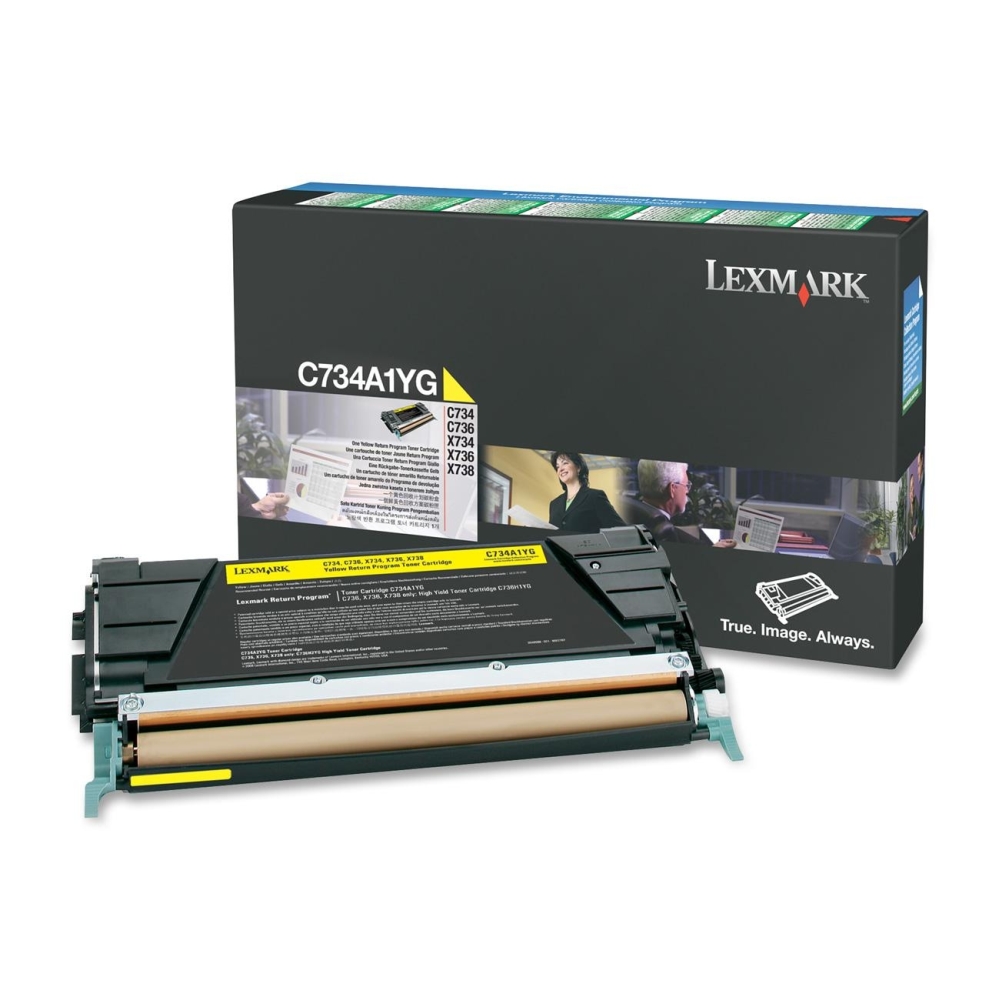 Тонер касета Lexmark C734/ X736 Yellow (6K)