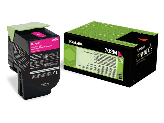 Toner cartridge lexmark 702m magenta