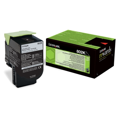 Toner cartridge lexmark 802k black